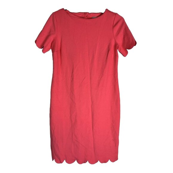 Chicos Dress Womens  Round Neck Short Sleeve Office Stretch Zip‎ Solid size 0 - Picture 1 of 6